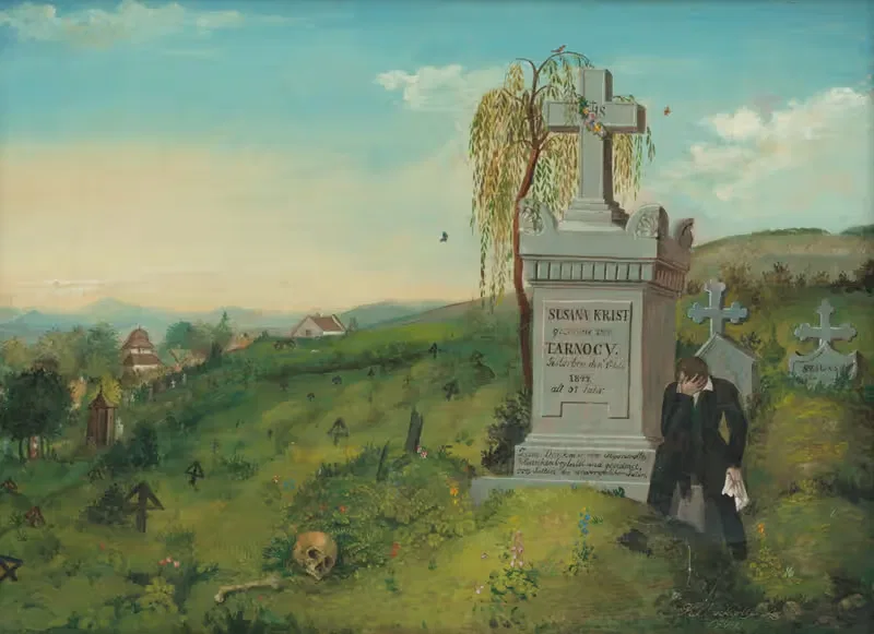 Košický cintorín by František Klimkovič, 1849 — digital art print download