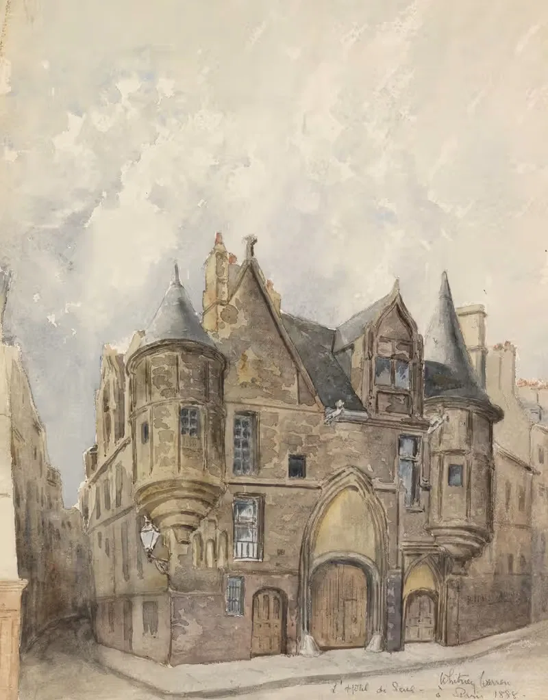 Отель де Сен, Париж by Фредерик Эдвин Чёрч, 1888 — digital art print download