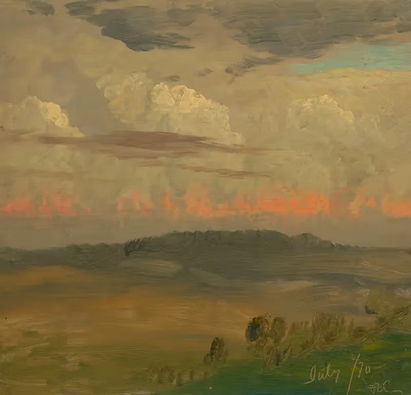 Landscape, Hudson Valley by Frederic Edwin Church, 1870 — digital art print download