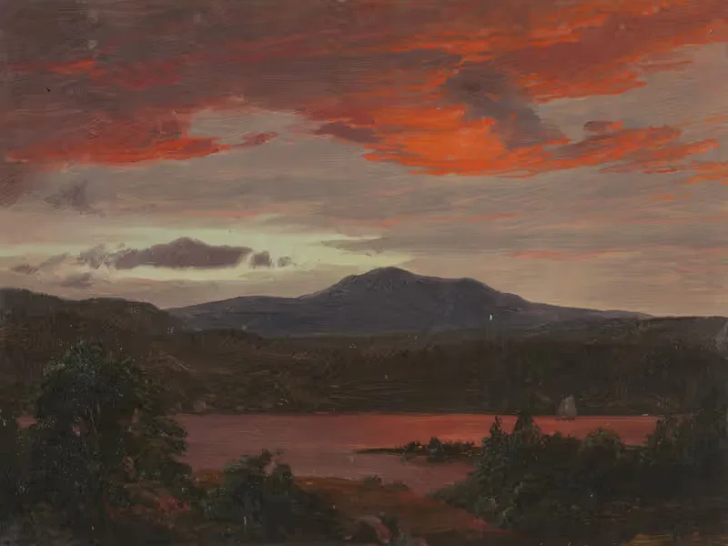 Mount Katahdin from Lake Katahdin, Maine — Frederic Edwin Church