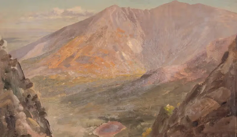 Mt. Katahdin, Great Basin from South Turner Mountain — Frederic Edwin Church