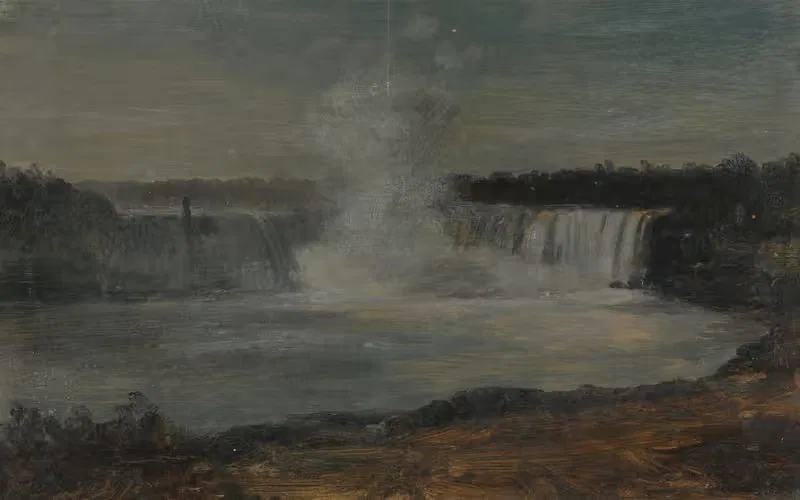 Niagara Falls in Evening Light by Frederic Edwin Church, 1856 — digital art print download