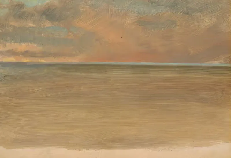 Seascape with Icecap in the Distance — Frederic Edwin Church