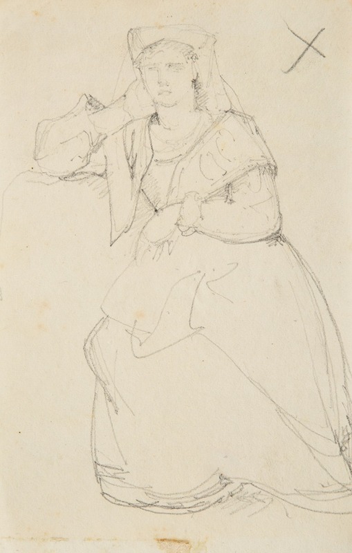 Étude de femme — Jacques-Raymond Brascassat