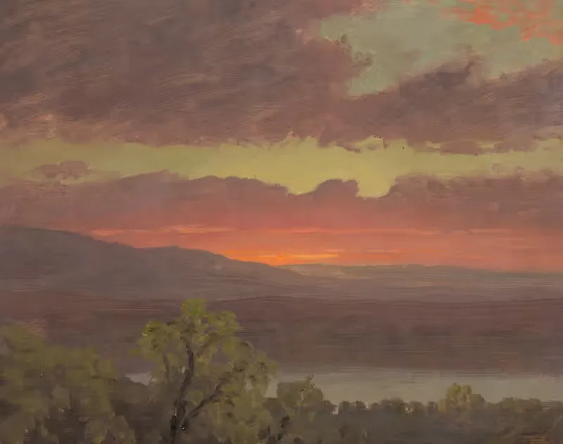 Sunset in Jamaica, West Indies — Frederic Edwin Church