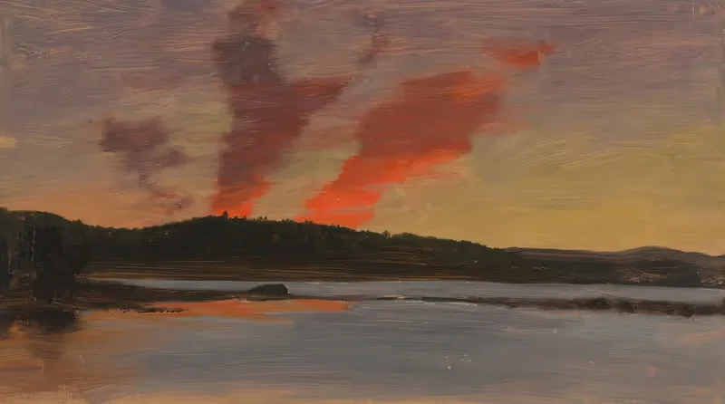 Sunset Near Bar Harbor, Maine — Frederic Edwin Church
