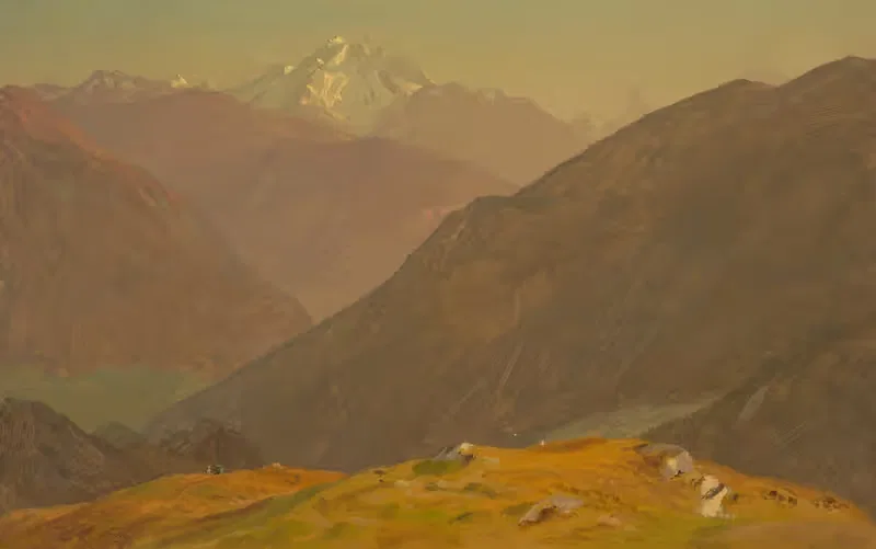 The Goell, near Berchtesgeden — Frederic Edwin Church