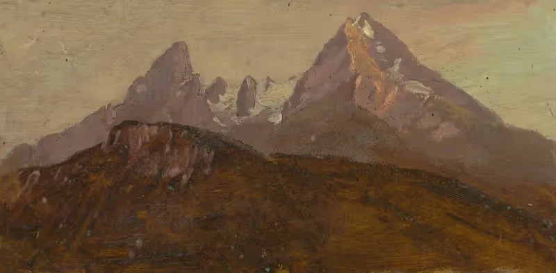 Ватцманн, Берхтесгаден, Бавария — Фредерик Эдвин Чёрч