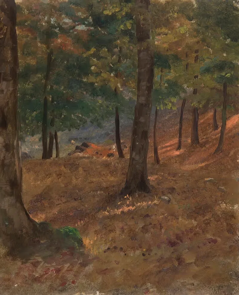 Лесной пейзаж by Фредерик Эдвин Чёрч — digital art print download
