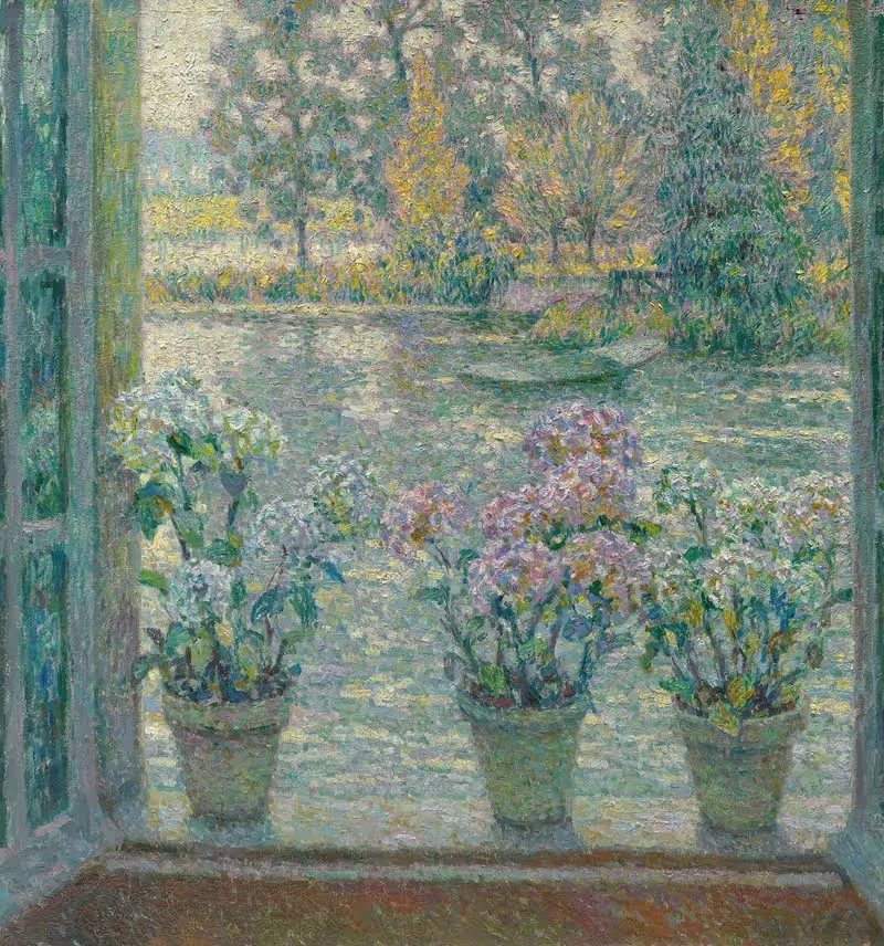 Les Hortensias by Henri Le Sidaner, 1918 — digital art print download