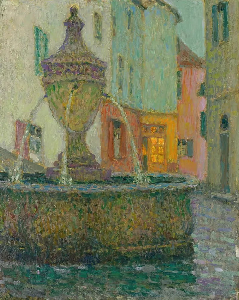 La Fontaine, Saint-Paul De Vence — Henri Le Sidaner