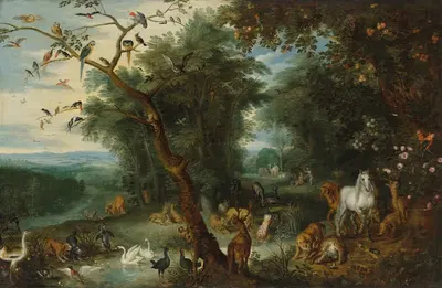 Paradise by Jan Brueghel the Younger — digital art print download