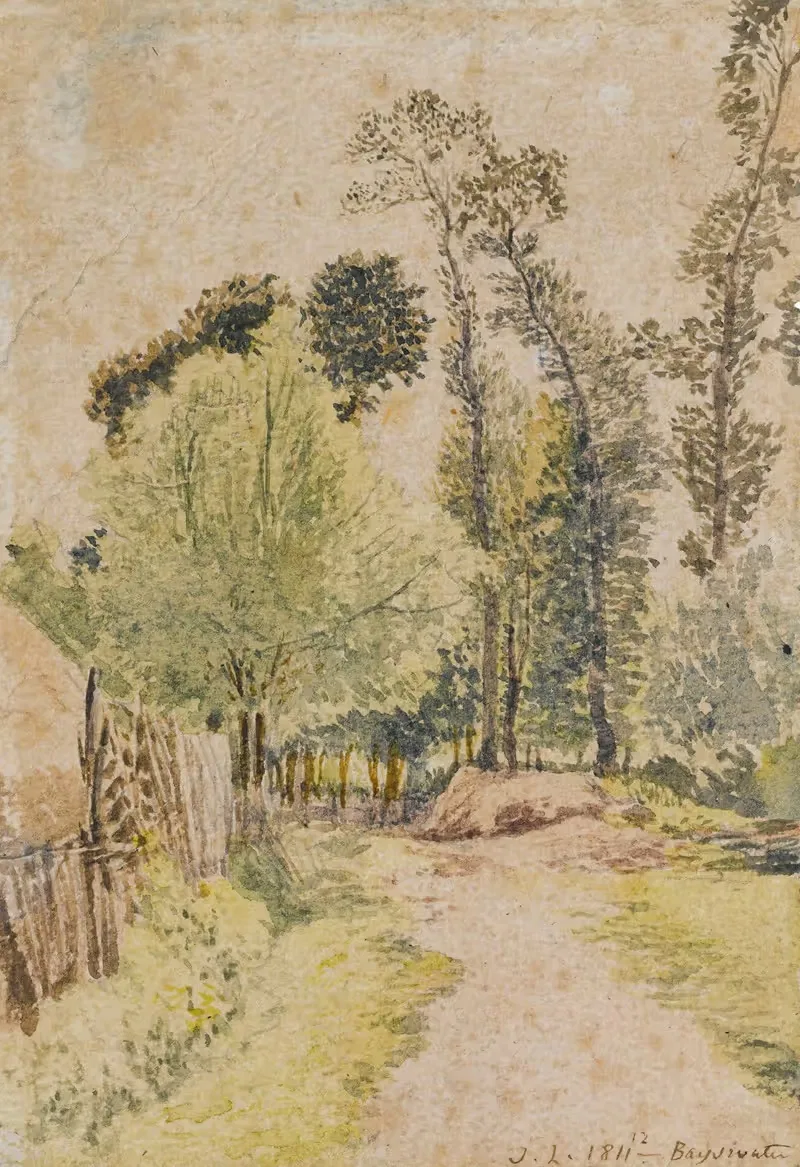 Study Of Trees At Bayswater, London — John Linnell
