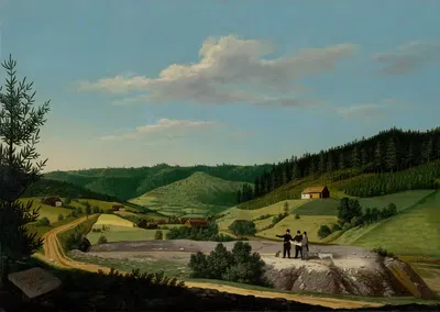 Вид на туннель Рохуса в Руднянах by Йозеф Чаучик, 1820–1825 — digital art print download