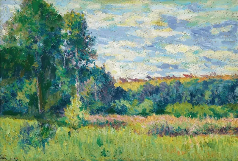 Paysage by Maximilien Luce, 1903 — digital art print download