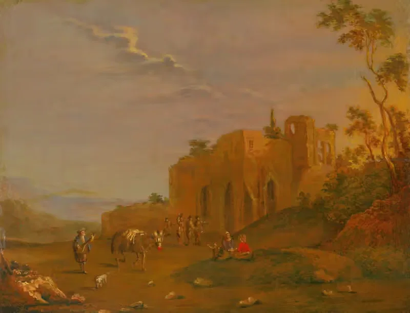 Утро by Норберт Иосиф Карл Грунд, 1740–1760 — digital art print download