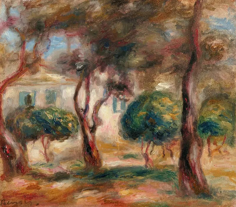 Сад Коллетт by Пьер-Огюст Ренуар, 1909 — digital art print download