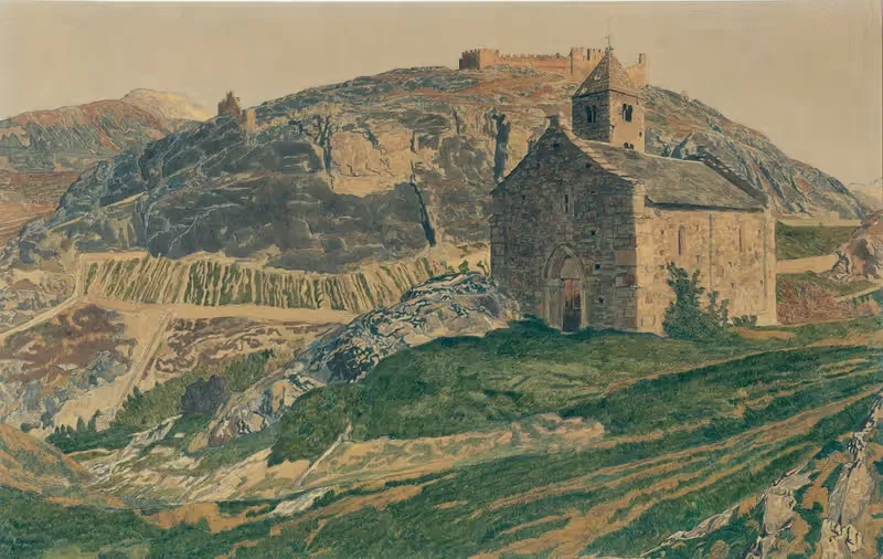 Часовня Всех Святых, Сион by Рафи Даллев, 1915 — digital art print download