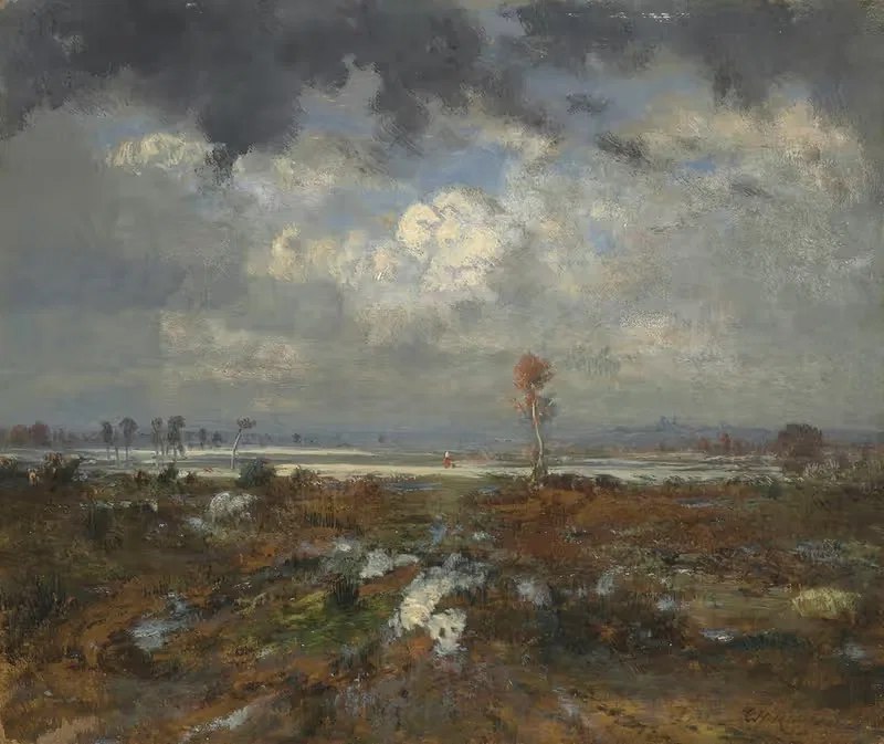 Vue Sur Les Collines De Montmartre — Théodore Rousseau