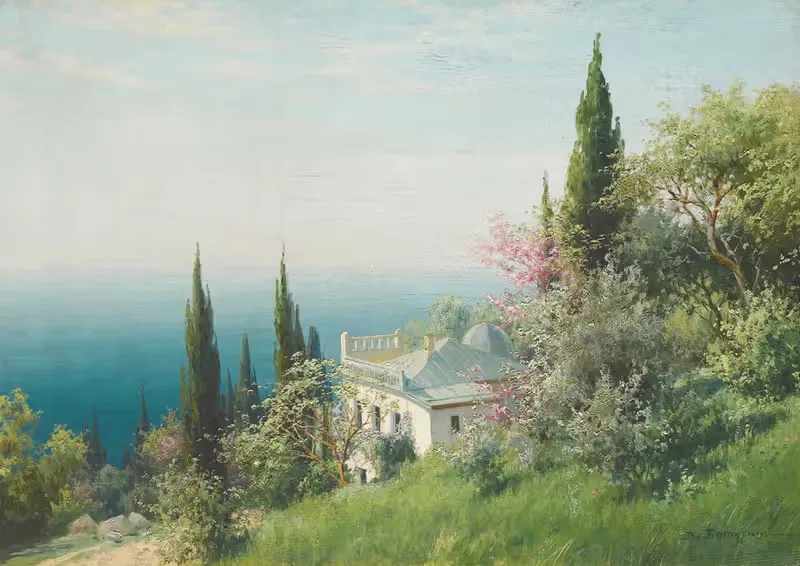 Crimean Landscape by Viktor Baturin — digital art print download