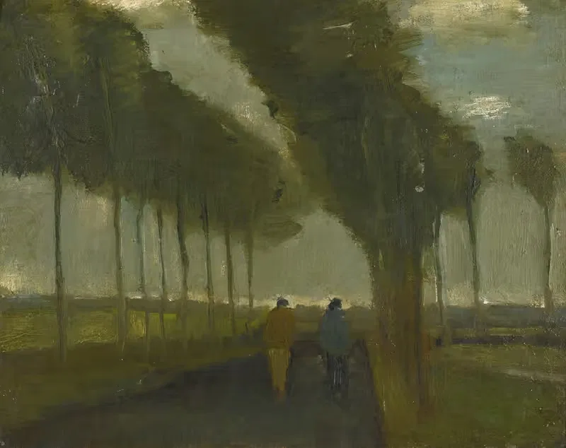 L'allée Aux Deux Promeneurs — Vincent van Gogh