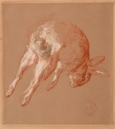 Lapin by Jacques-Raymond Brascassat — digital art print download