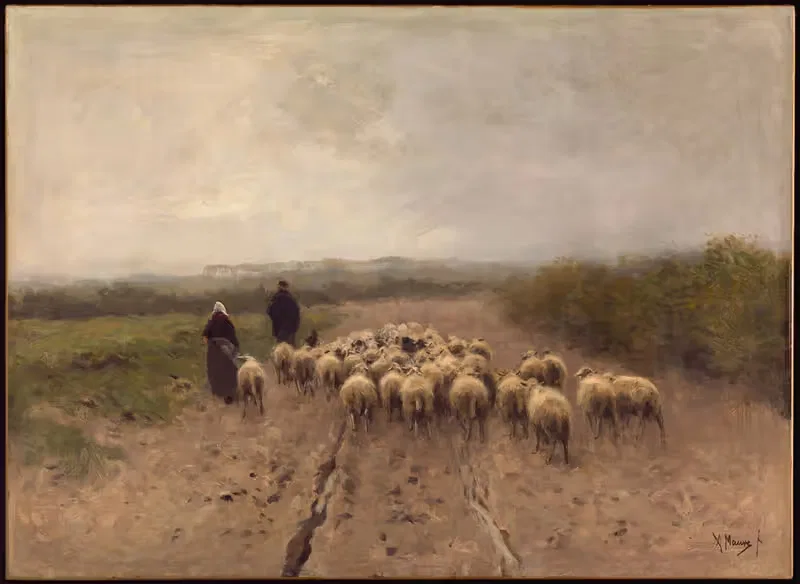 Going to Pasture by Anton Mauve — digital art print download