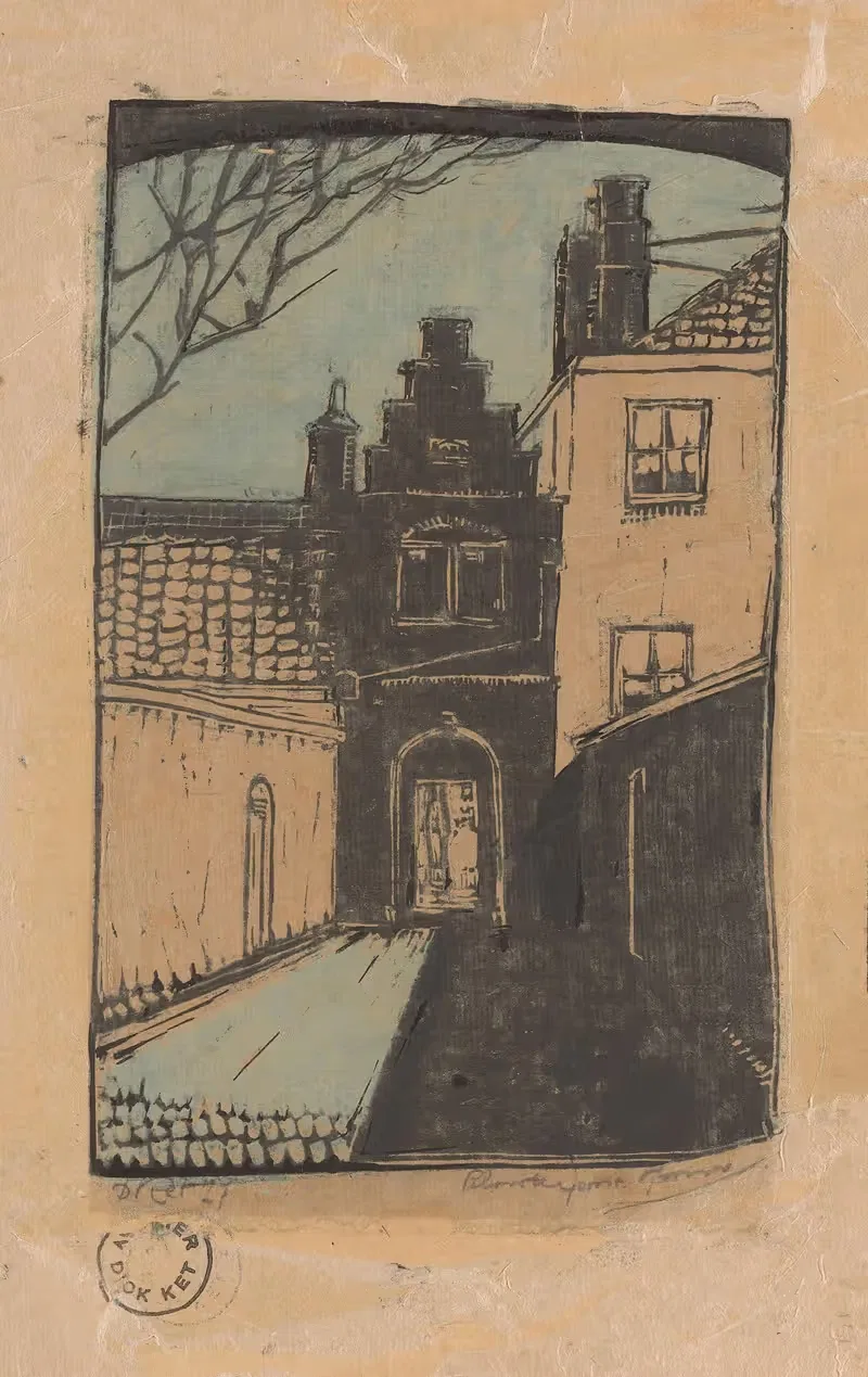 Клоостерпорта, Хорн by Дик Кет, 1927 — digital art print download