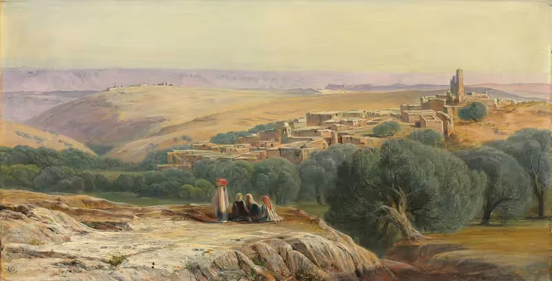 The Plains of Bethany — Edward Lear