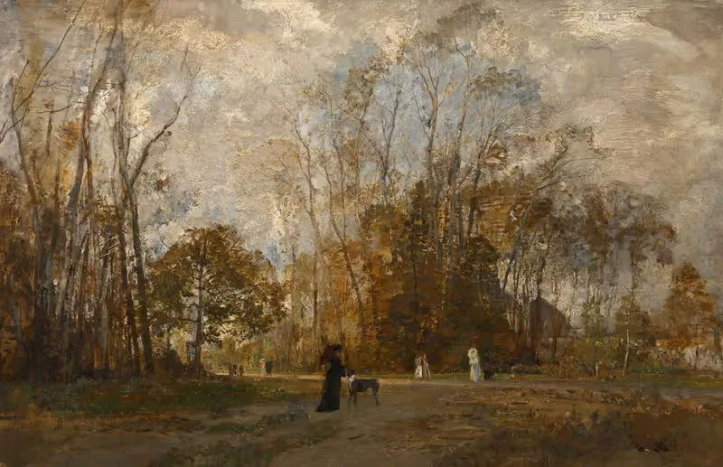 Aus dem Prater by Emil Jakob Schindler, 1879–1880 — digital art print download