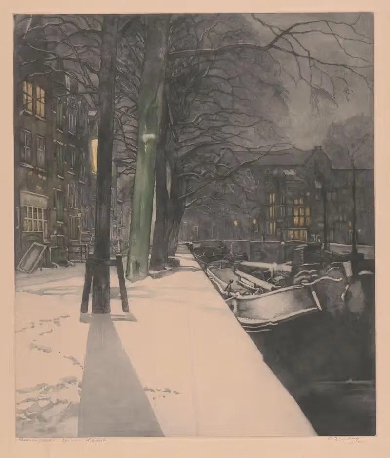 Принсенграхт by Франс Эвербаг, 1940 — digital art print download