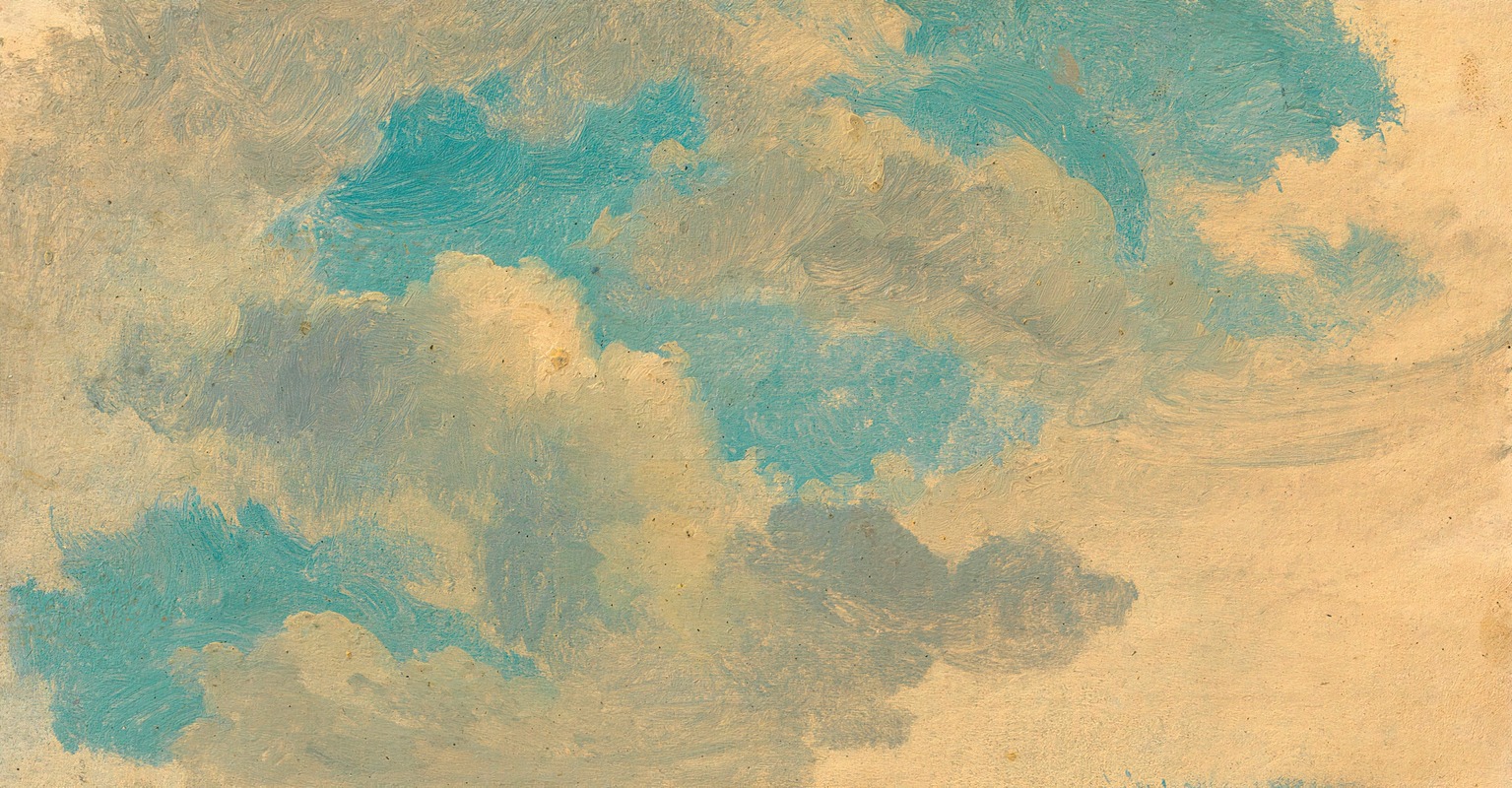 Изучение облаков by Фридрих Август Маттиас Гаурманн — digital art print download