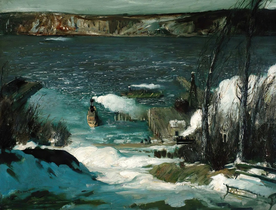 North River by George Wesley Bellows, 1908 — digital art print download