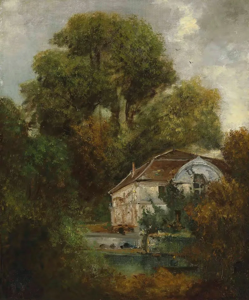 Le Château de Beaulieu; près de Lausanne — Gustave Courbet