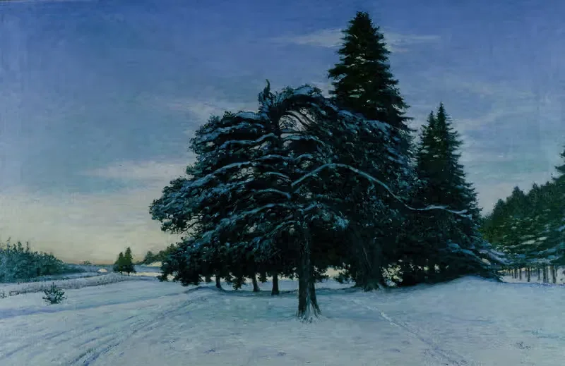Зимний день в Угглевикене by Карл Норстрём, 1900-1901 — digital art print download