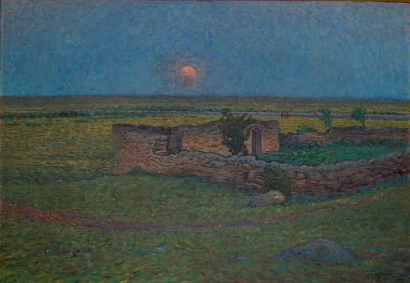 Восход луны на Эланде by Нильс Крюгер, 1900-1904 — digital art print download