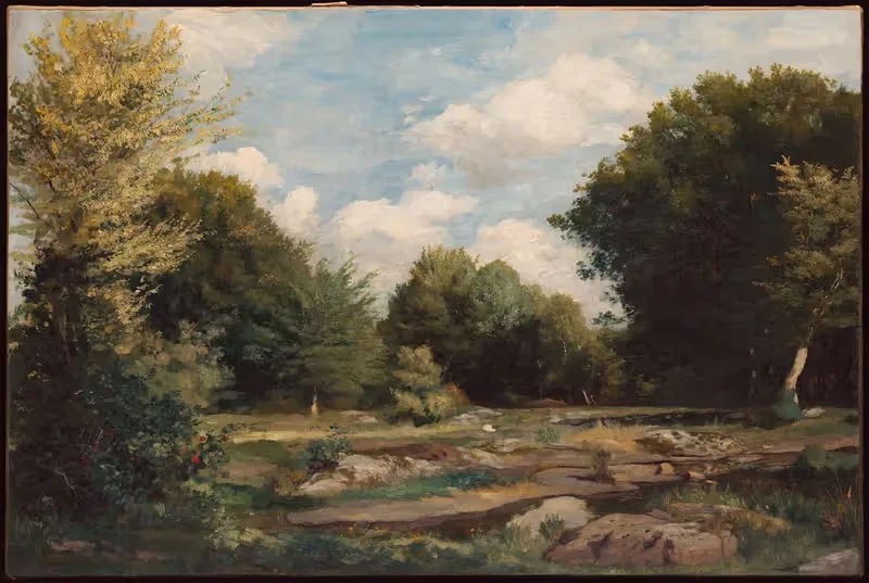 Clearing in the Woods by Pierre-Auguste Renoir, 1865 — digital art print download