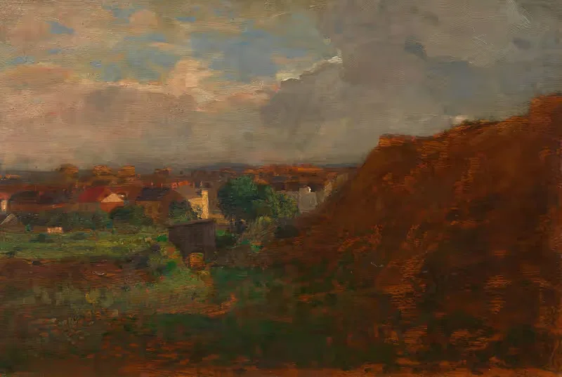 Sandgrube mit Blick auf Pötzleinsdorf — Tina Blau