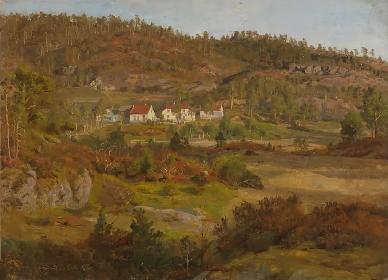 From Hammerhaug by Андерс Аскевольд, 1860 — digital art print download