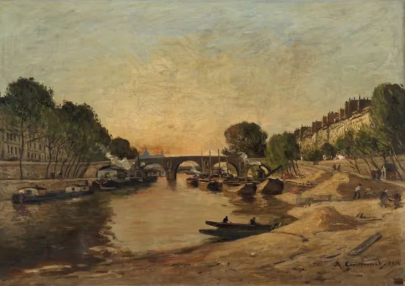 La Seine et le Pont Marie — Antoine Guillemet