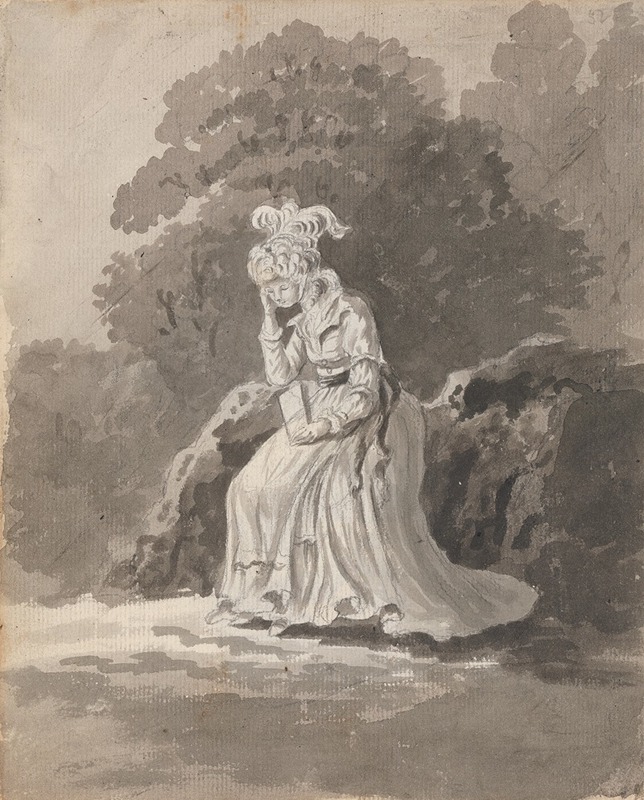 Figure Study of a Seated Lady — Джеймс Миллер