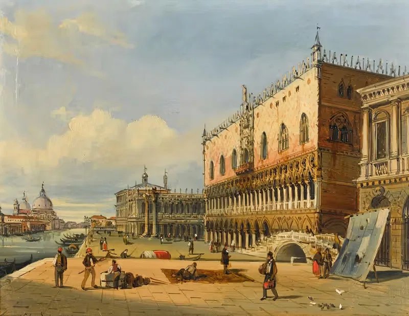 Venetian View II by Carlo Grubacs — digital art print download