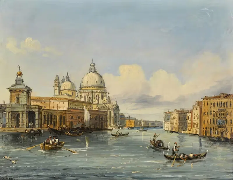 Venetian View IV by Carlo Grubacs — digital art print download