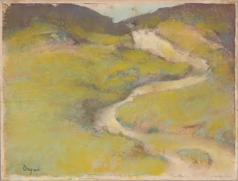 Дорожка в поле by Эдгар Дега, 1890 — digital art print download