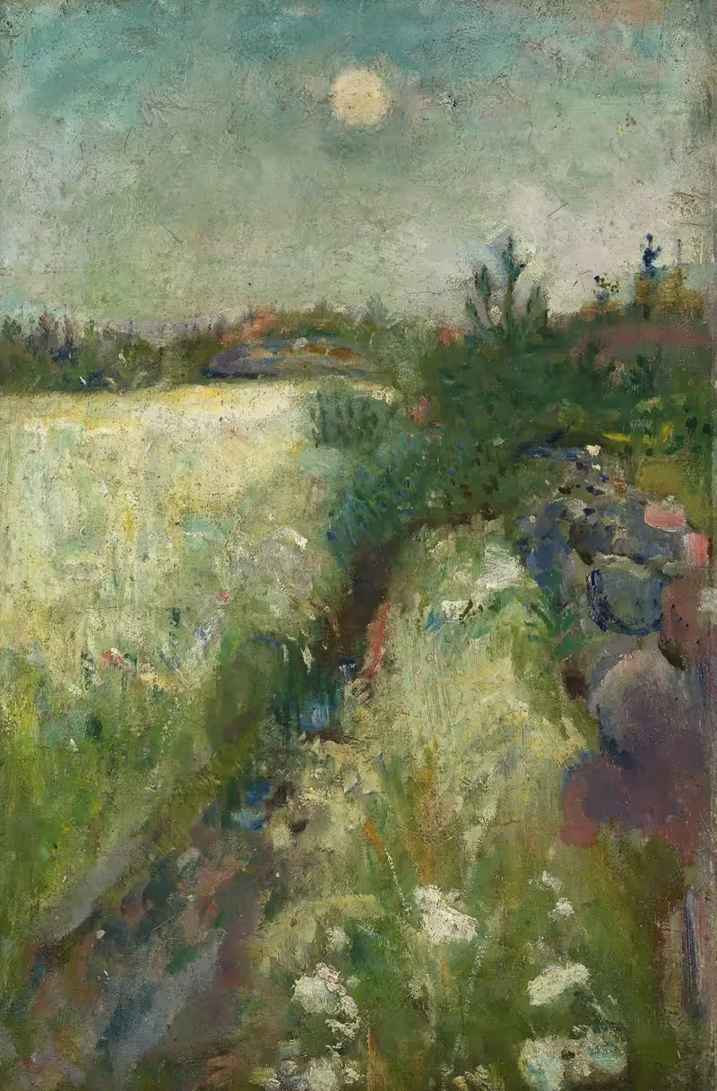Flowery Meadow at Veierland — Edvard Munch