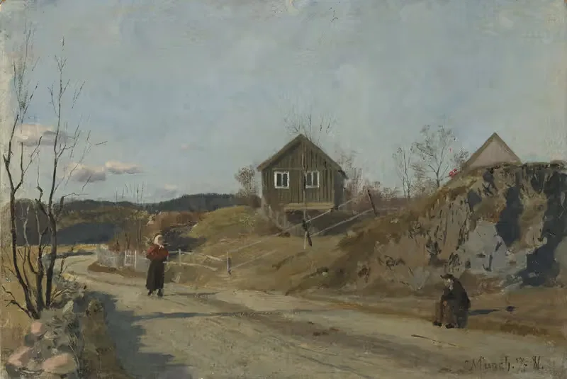 Из Вестре Акер by Эдвард Мунк, 1881 — digital art print download