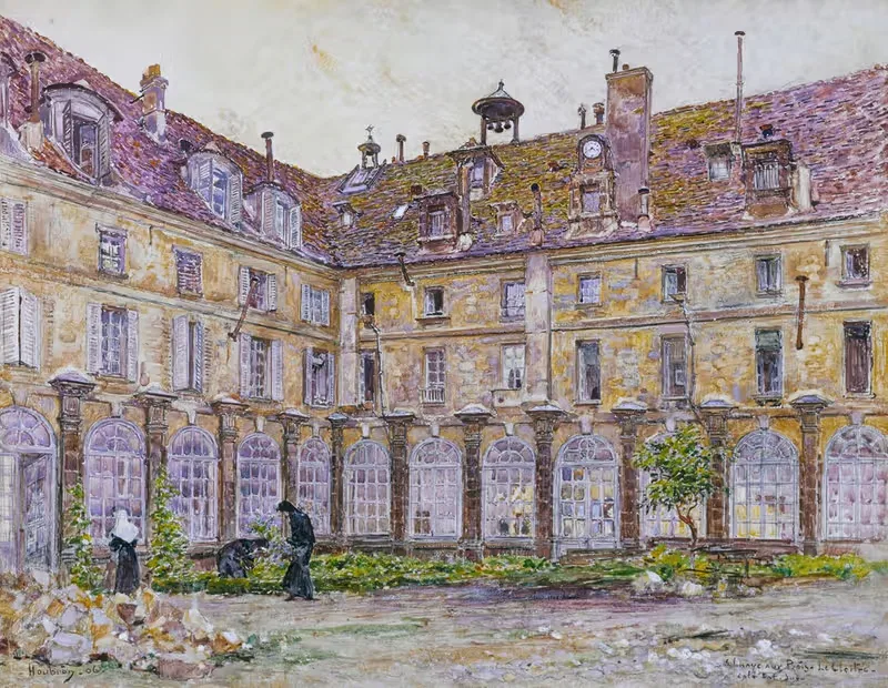 Le cloître de l'Abbaye-aux-Bois, rue de Sèvres — Frédéric Houbron