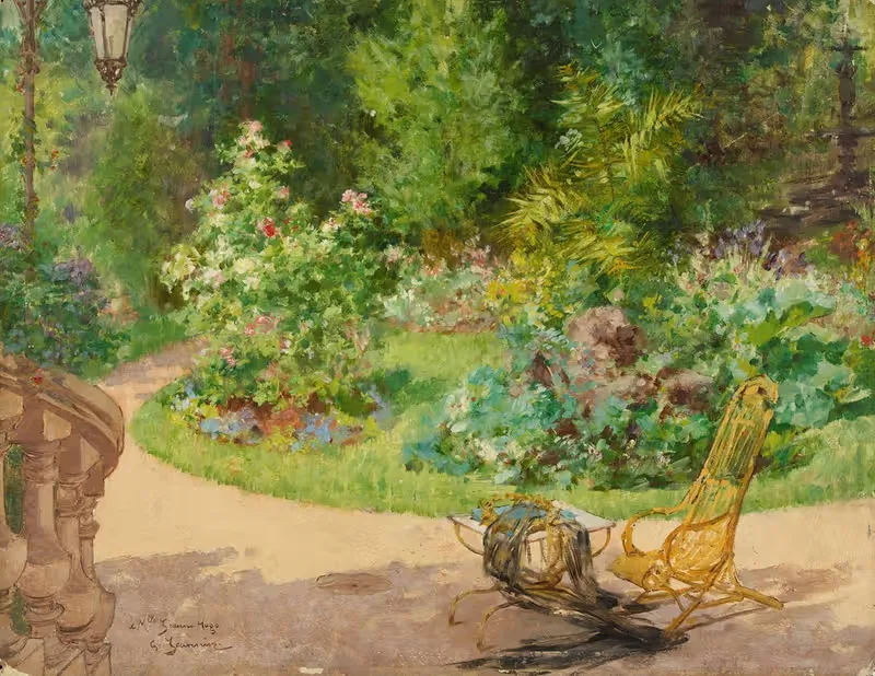 Le jardin de l'avenue d'Eylau — Georges Jeannin