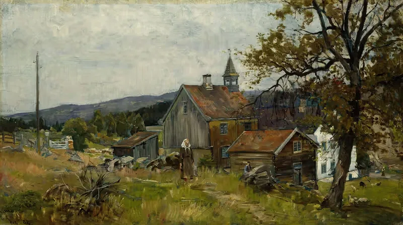 Ферма, Вики у Станге by Герхард Мунте, 1884 — digital art print download