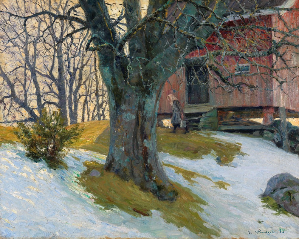 В апреле by Густав Вентцель, 1892 — digital art print download